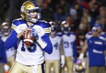 Report: Argos, QB Matt Nichols ‘closing in on a deal’ Photo Scott Grant / CFLPhotoArchive.com