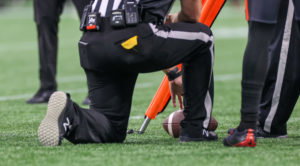 Referee Officials First Down Measure Measurement