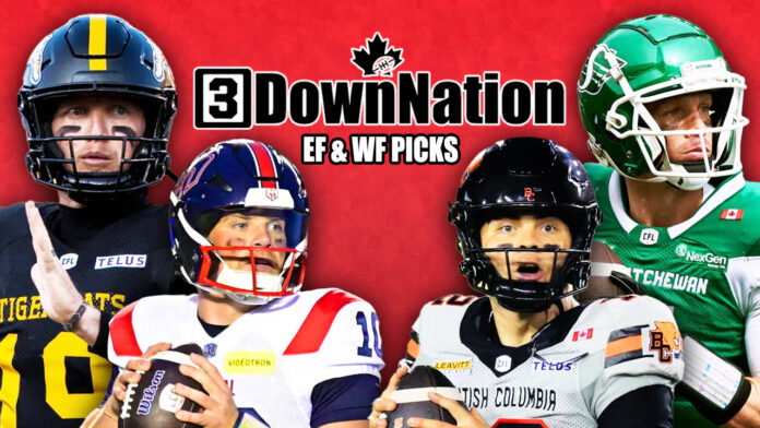 3DownNation CFL picks straight-up & against the spread: East & West ...