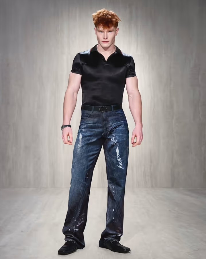 Gavin Perry Model Calgary Dinos player Gavin Weiss models on Gucci runway - 3DownNation