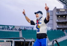 Montreal Carabins’ Louis-Philippe Gauthier wins forty-yard dash at 2026 CFL Combine