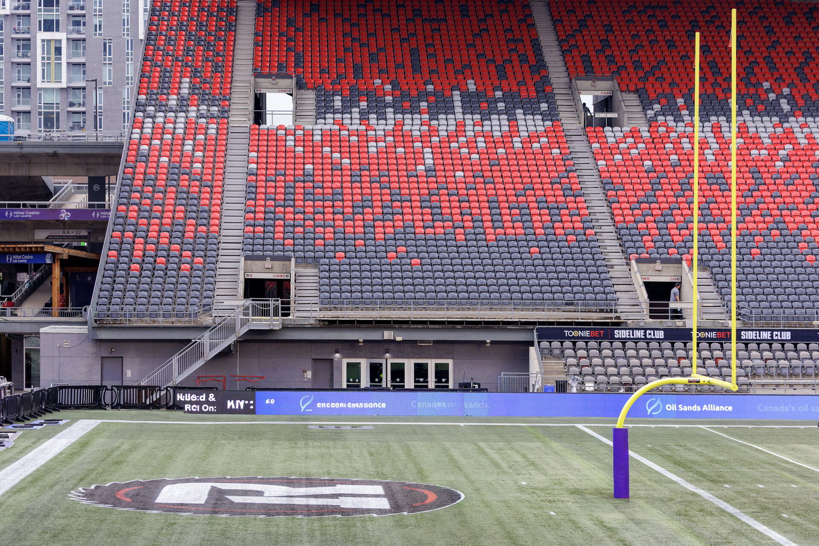 TD Place, Redblacks logo