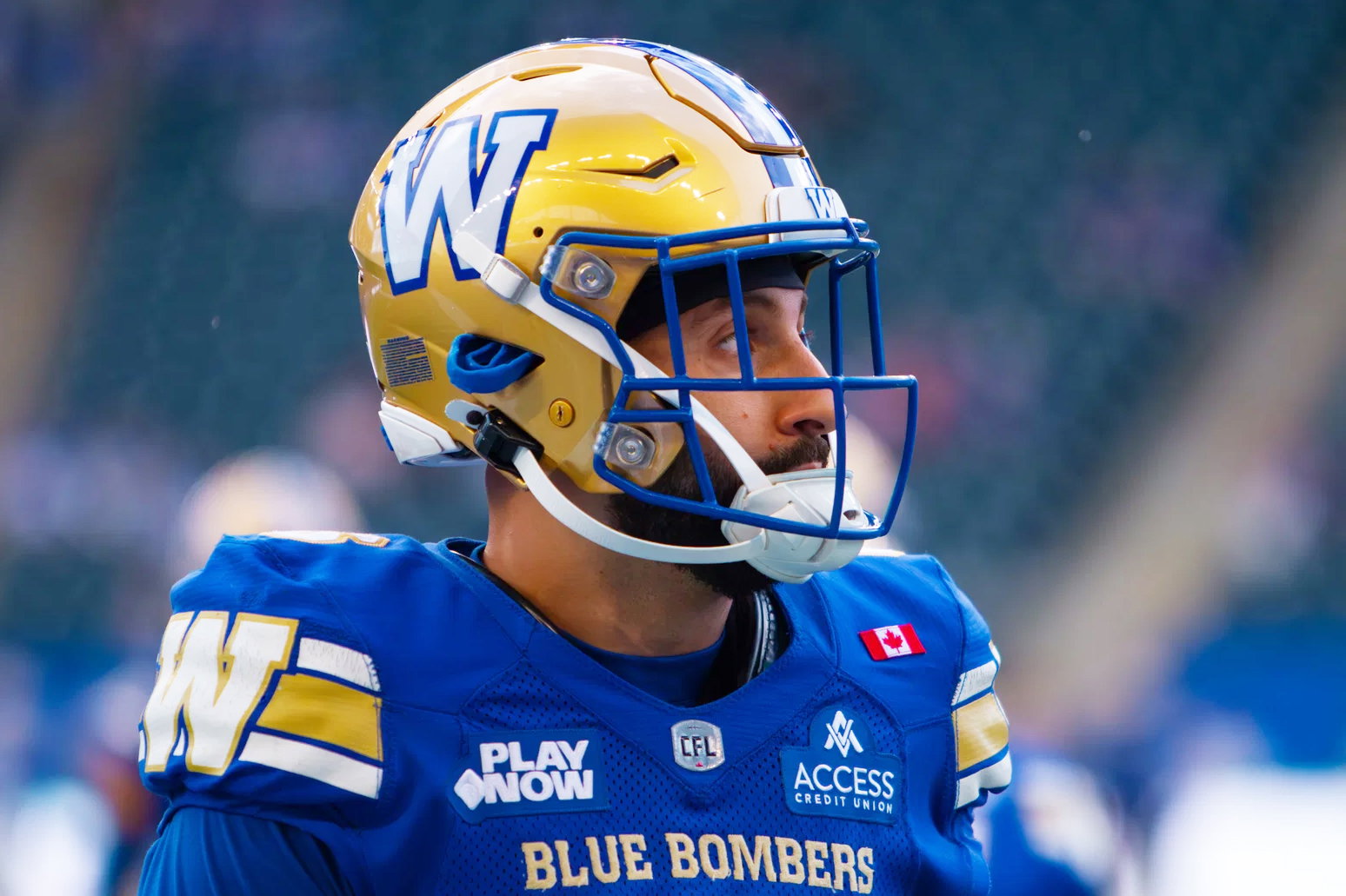 Redha Kramdi out for Winnipeg Blue Bombers against Calgary